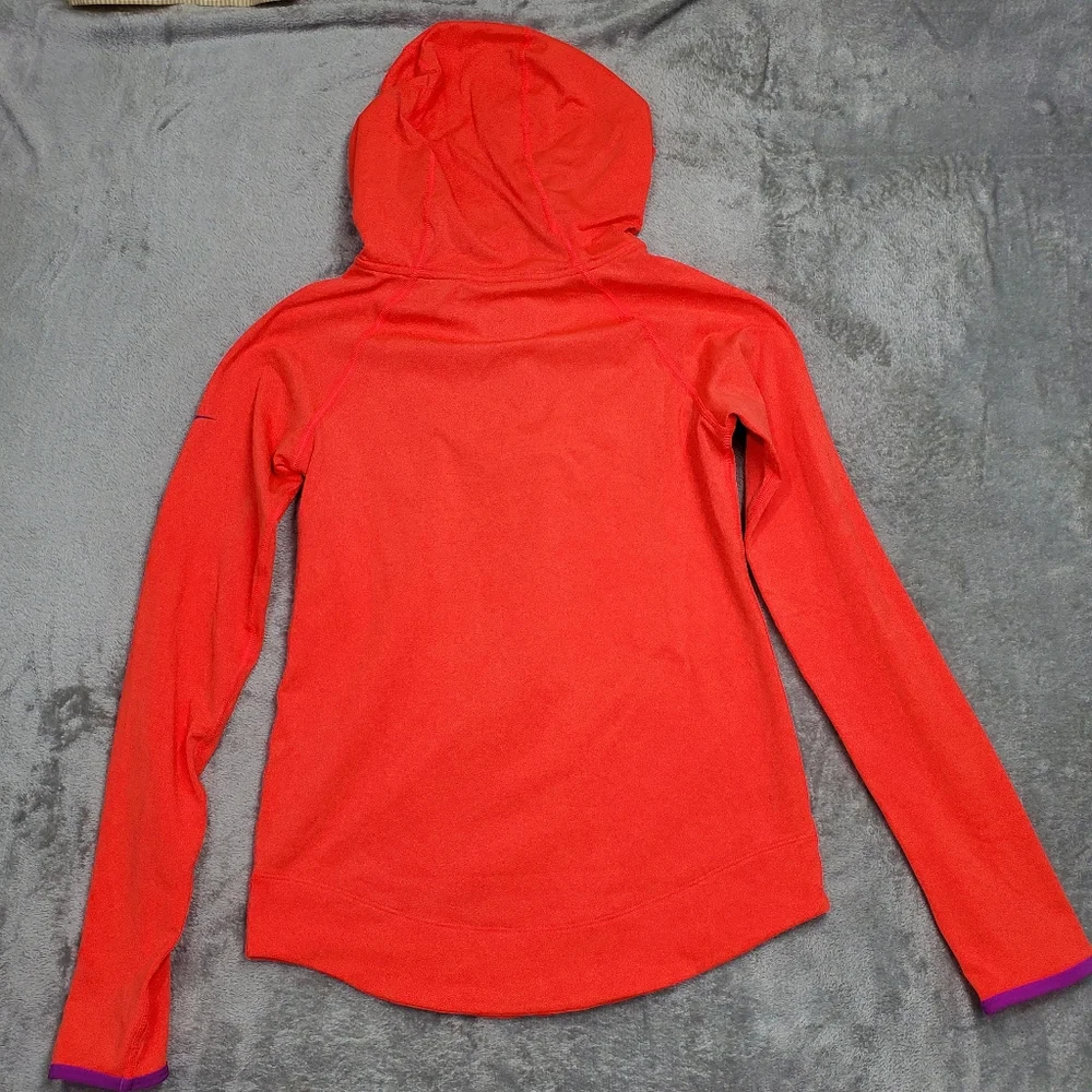 Nike Pro Girl's Dri Fit Light Hoodie Youth XL 1/4 Zip Stretch Athletic Soft